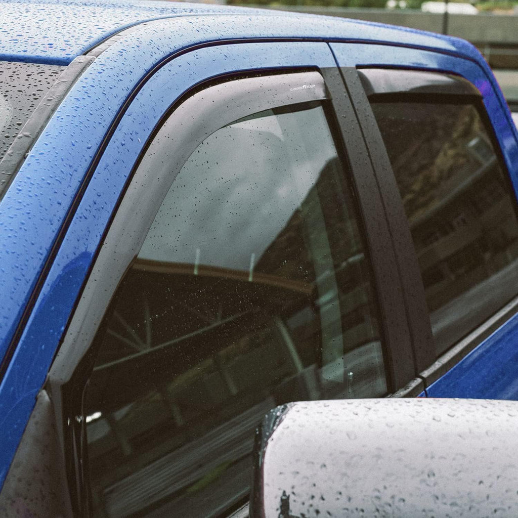 Shatterproof in-Channel Window Deflectors for Trucks, 4 pcs P46663