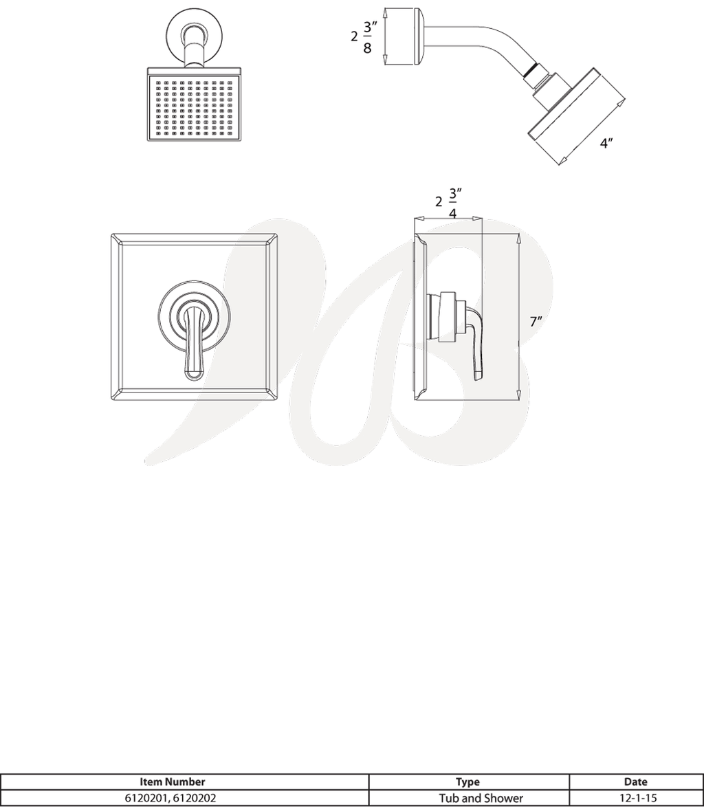 Satin Nickel Shower Trim O568984