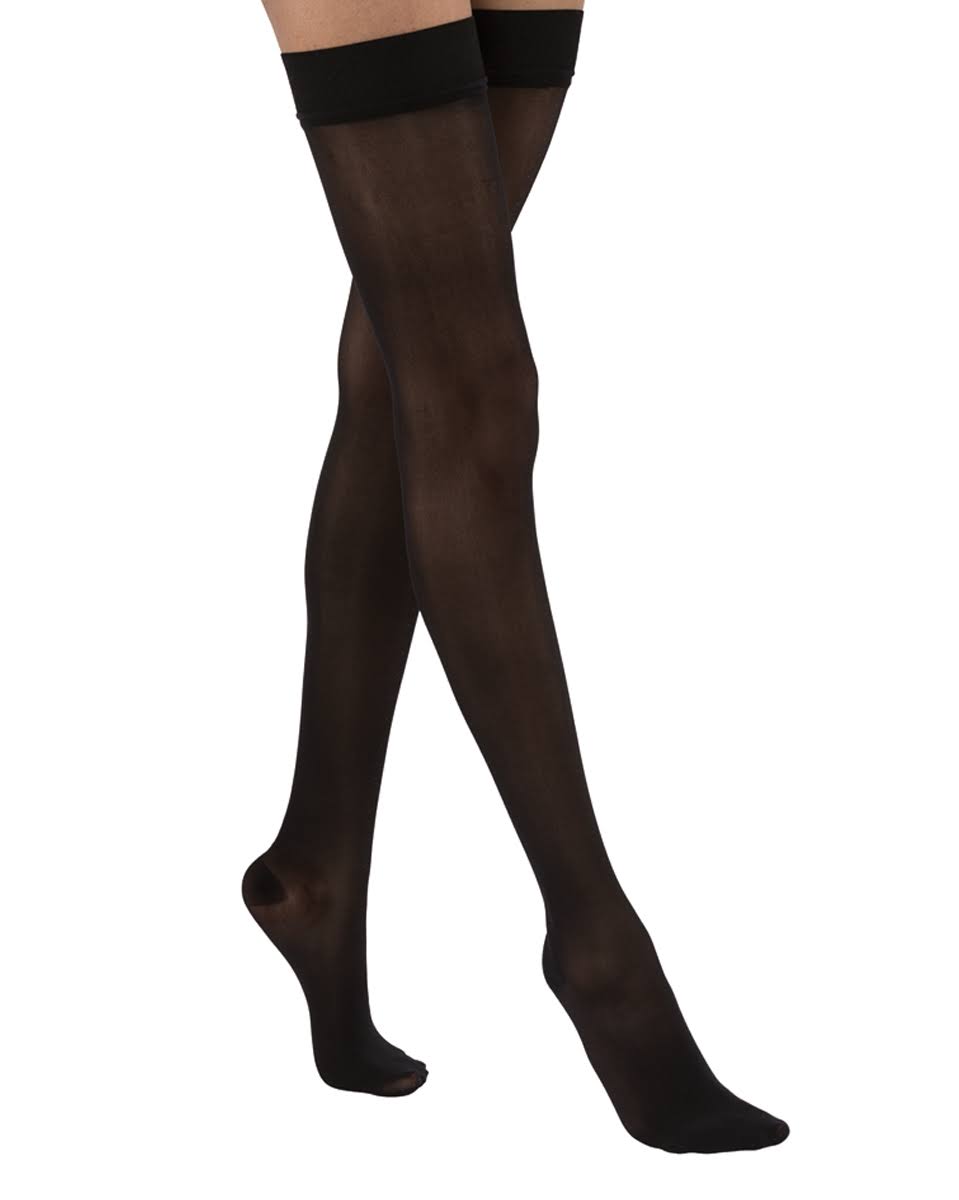 Ultrasheer 20-30 mmHg Large Sun Bronze Thigh High Silicone Dot Band X680