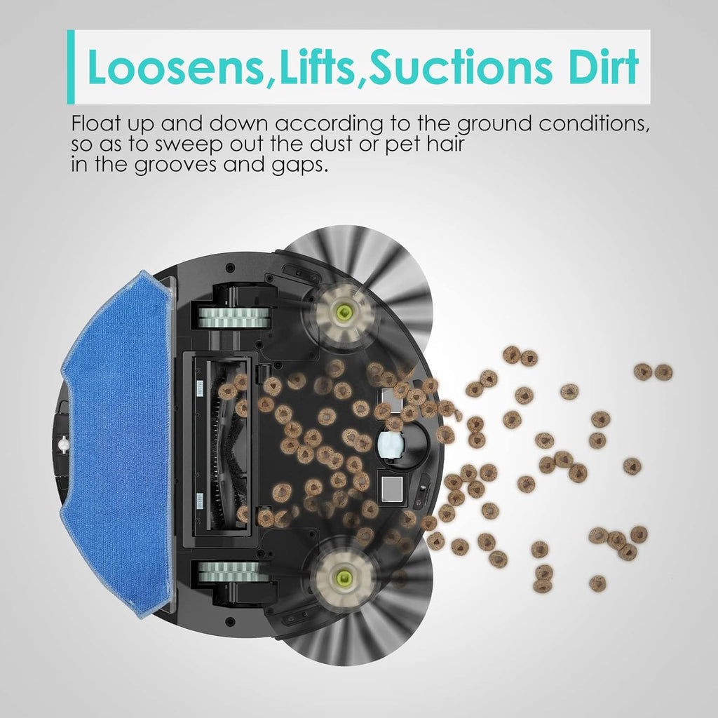 Robot Vacuum and Mop with 3200Pa Suction, 150 Mins Runtime E10602