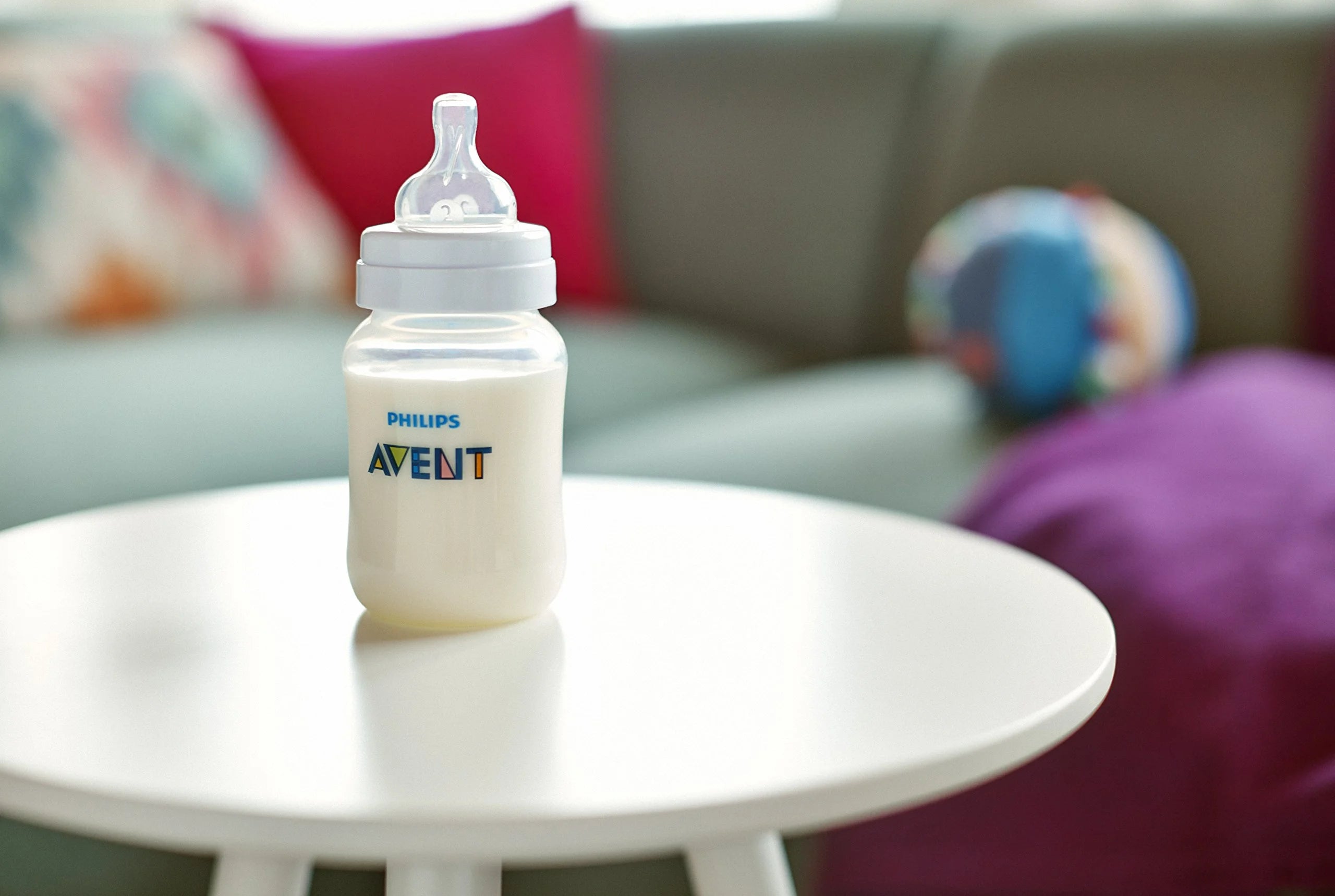 Anti-Colic BPA-Free Baby Bottles - 9oz, Clear, 3 ct B620