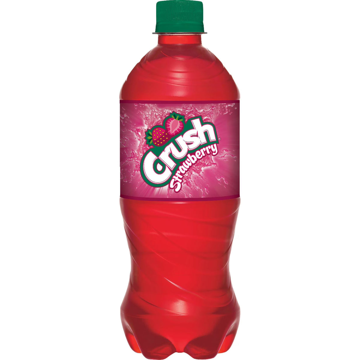 Crush Strawberry Soda 20oz Bottles, Quantity of 10 W6752