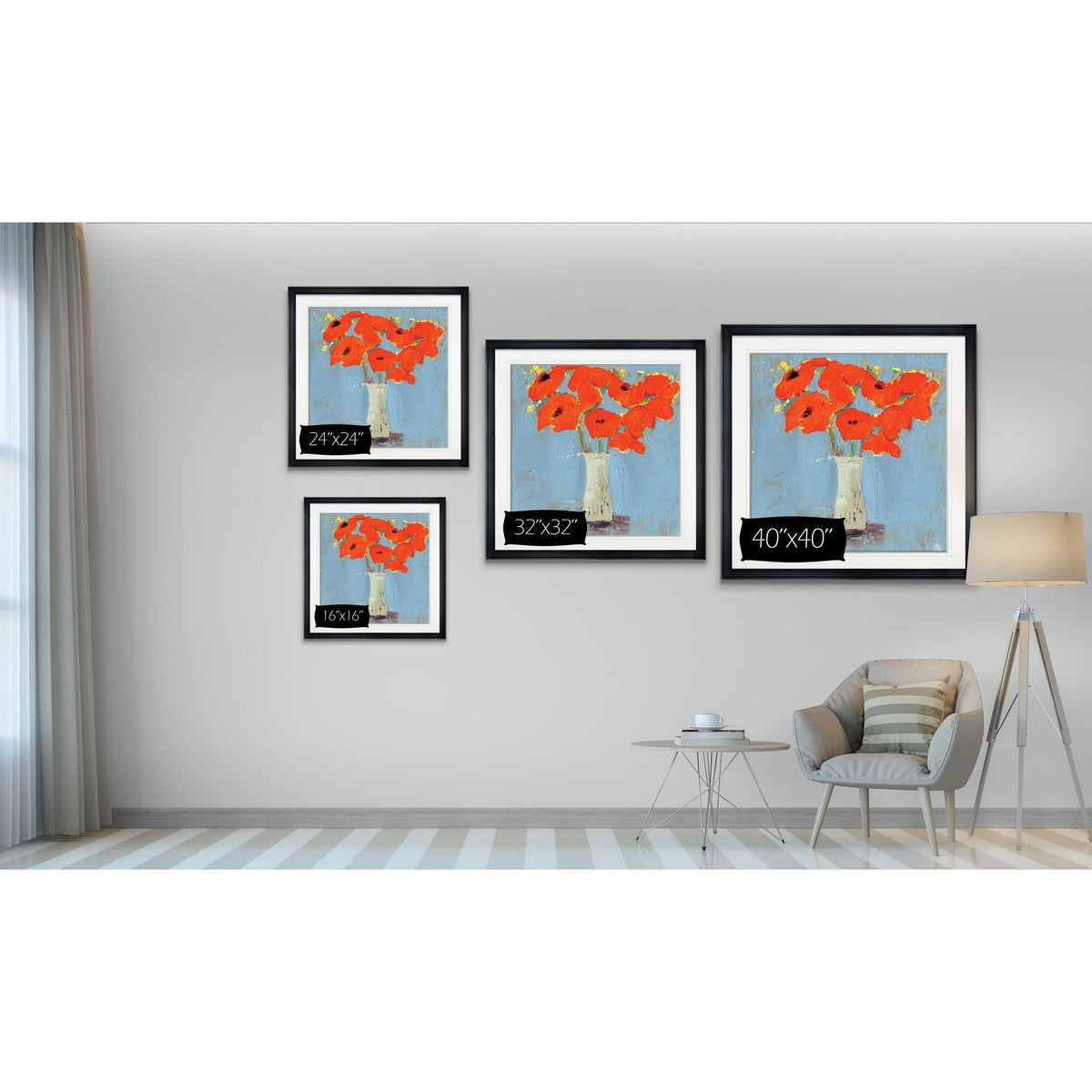 Framed Giclee Print 38x38 T89193