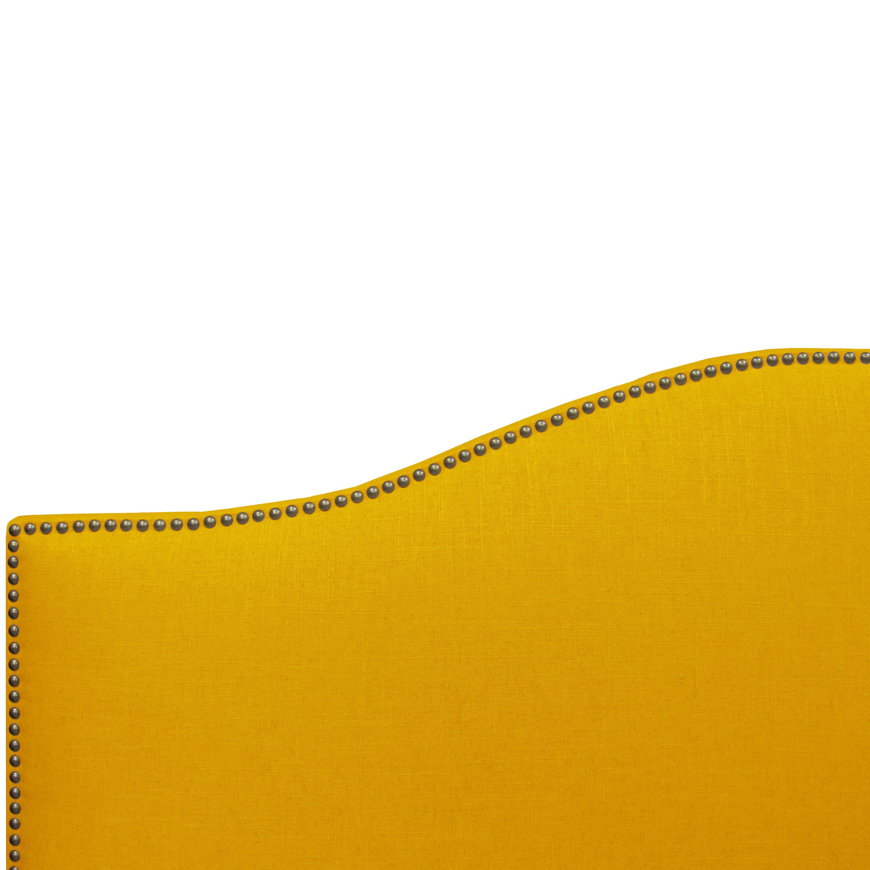 Yellow California King Nail Panel Headboard R6071