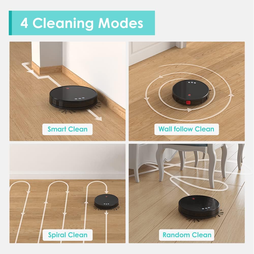Robot Vacuum and Mop with 3200Pa Suction, 150 Mins Runtime E10602