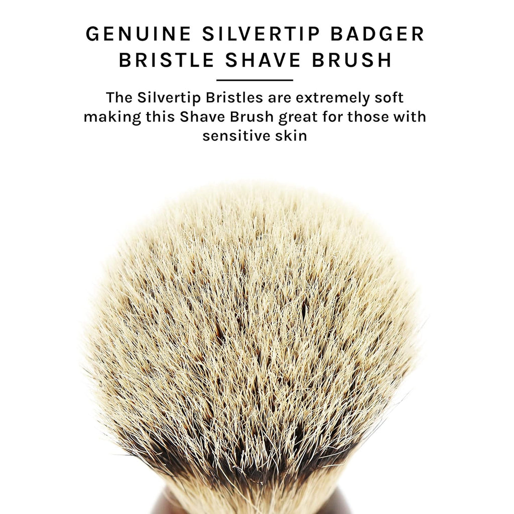 Silvertip Badger Shaving Brush with Stand, Pack of 2 G898007