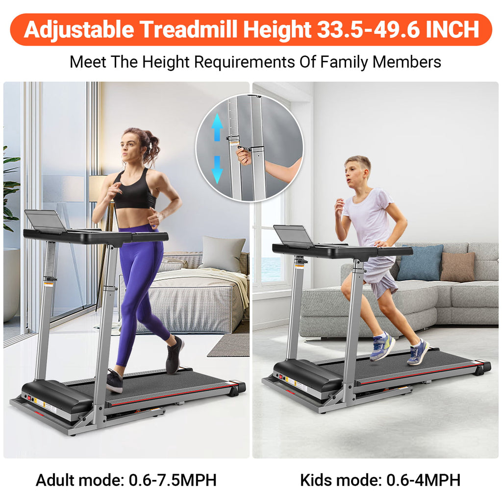 Folding Treadmill with 15-Level Inclines P874595