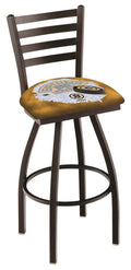 Black Wrinkle Swivel Bar Stool P21348