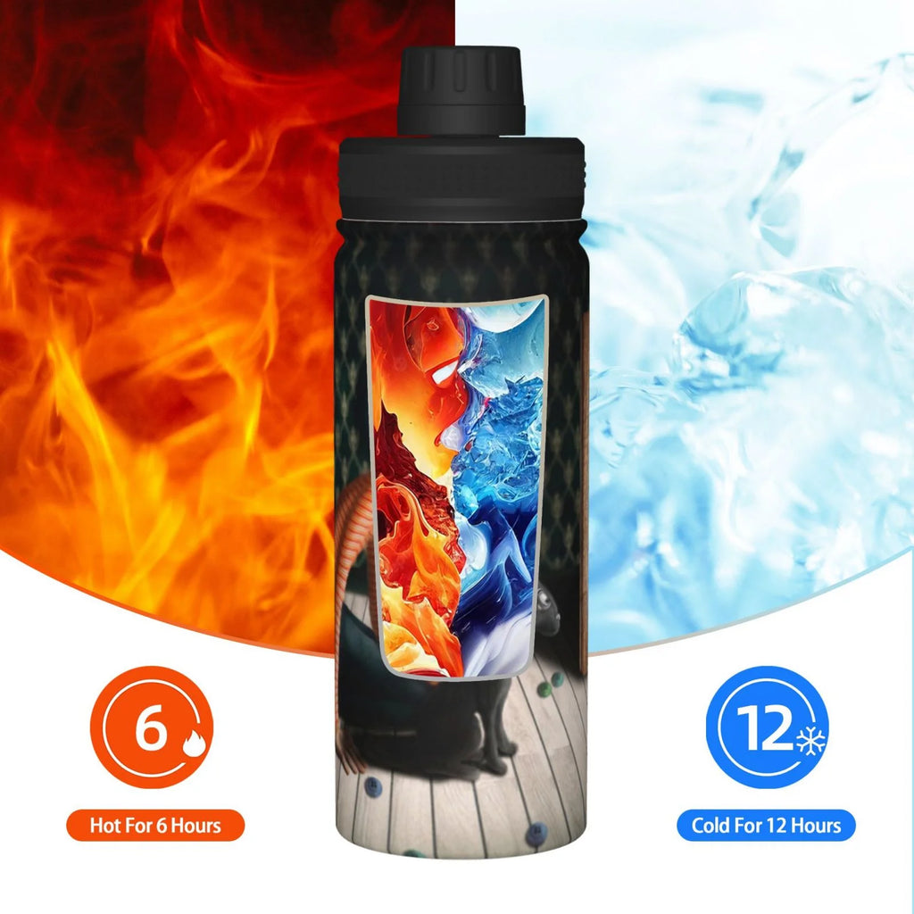 18OZ Insulated Stainless Steel Water Bottle V997188