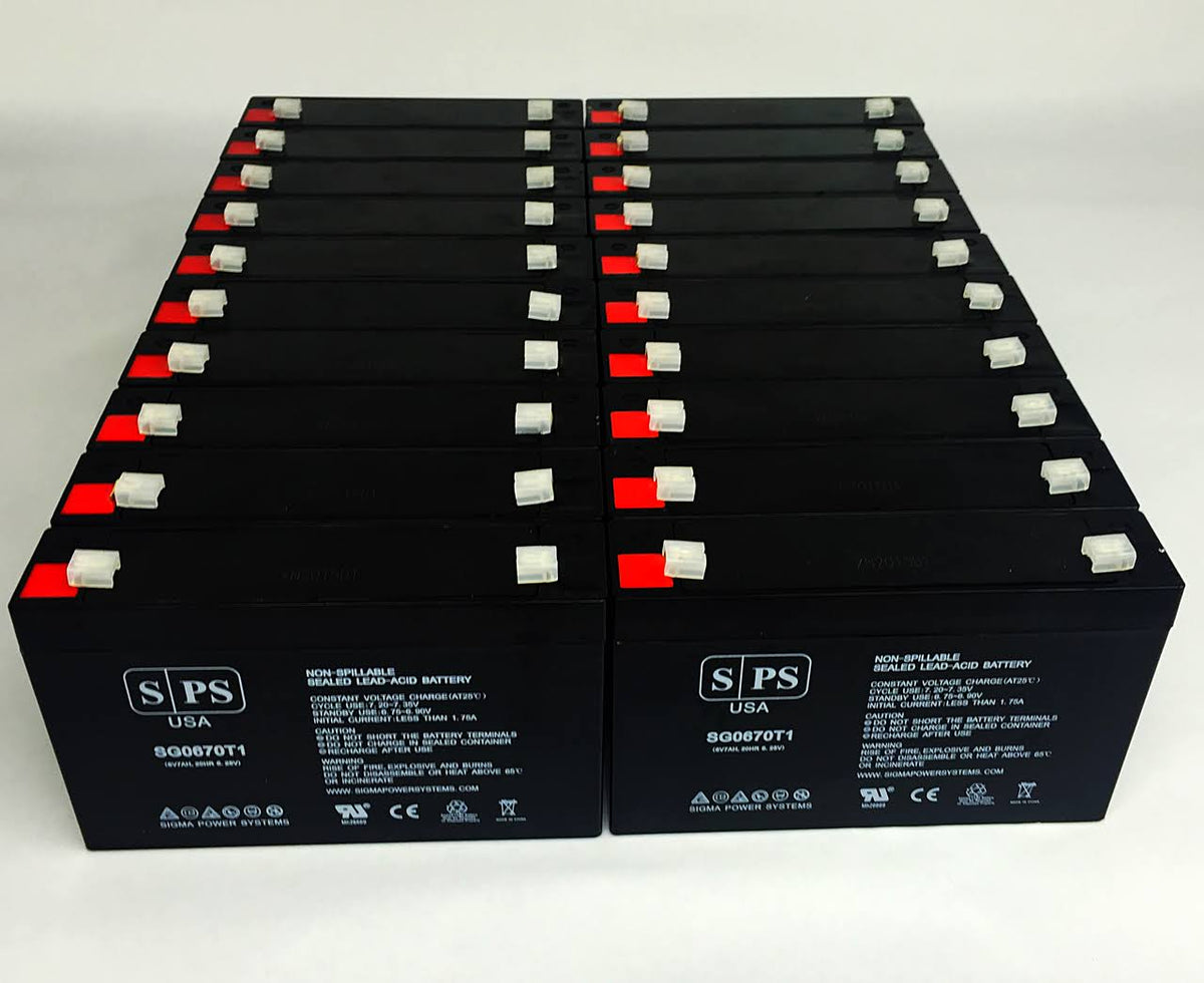 6V 7 Ah Replacement Battery (24 Pack) X8960