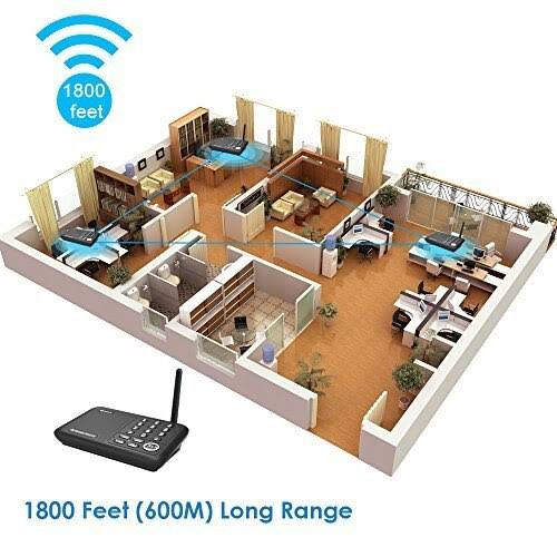 Wireless Intercom System 10 Channel 1800 Feet FM Intercoms S380