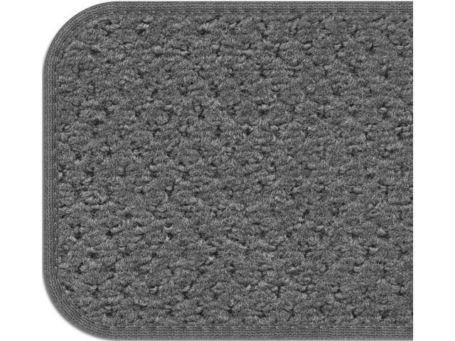 Set of 12 Gray Carpet Stair Treads O75308