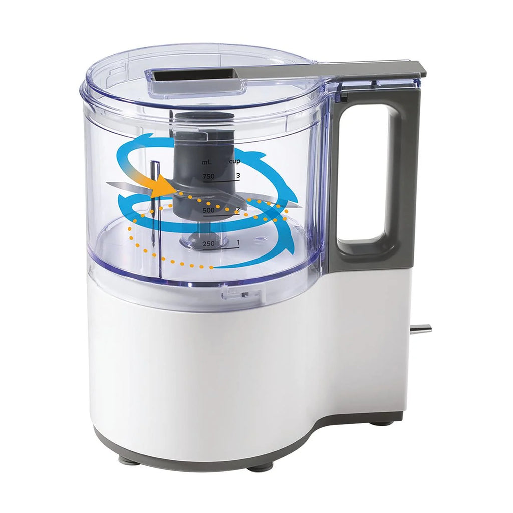 4-Cup 3-Speed Oscillating Food Processor, White J671