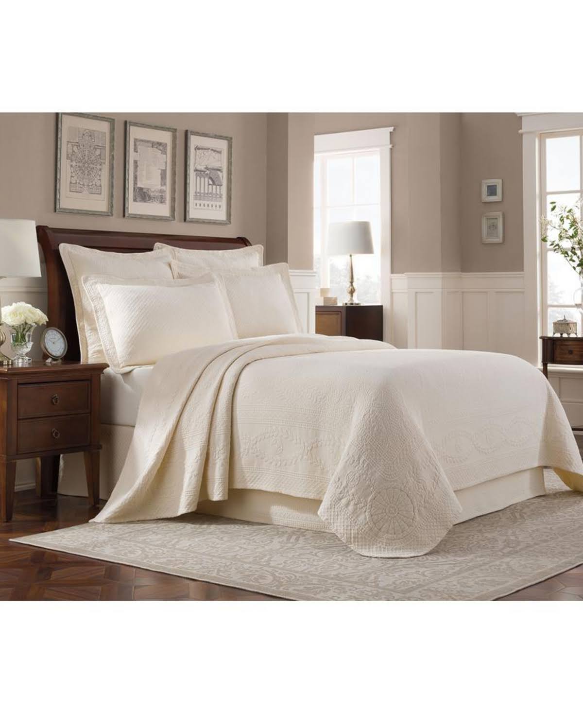 Blue Full Coverlet S815966
