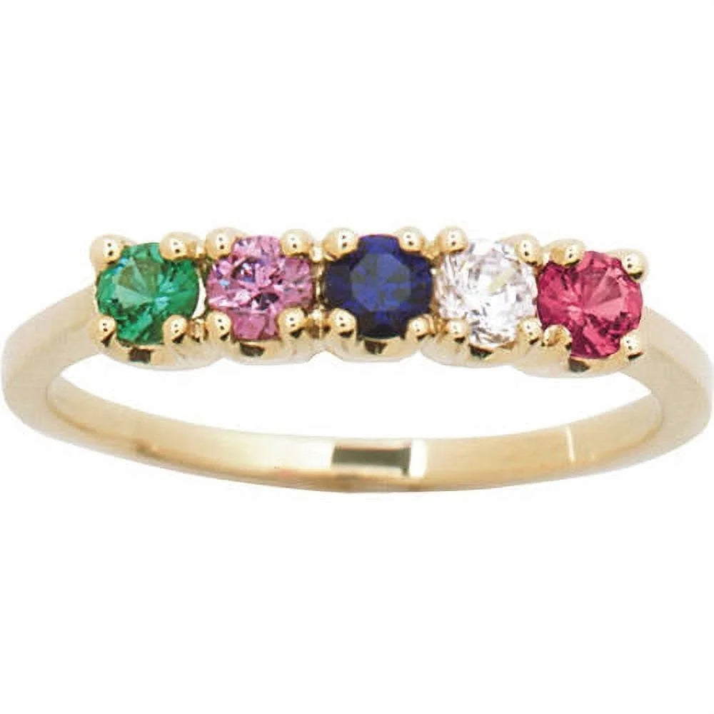 Mother's Ring in Sterling Silver, Gold and White Gold P328329