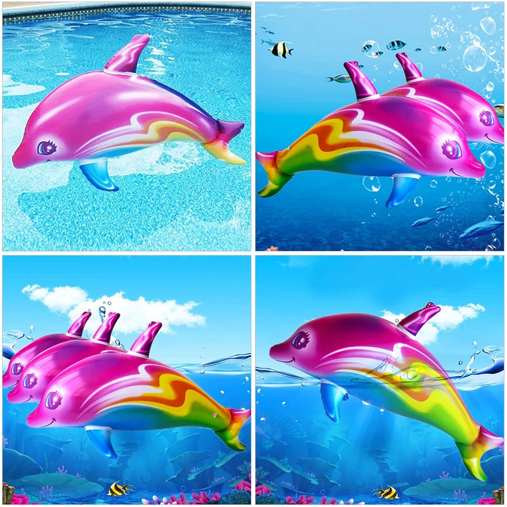 2pcs Big Inflatable Dolphin Toys N727