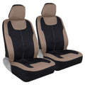 Black Cloth Car Seat Covers for Front Seats J89515