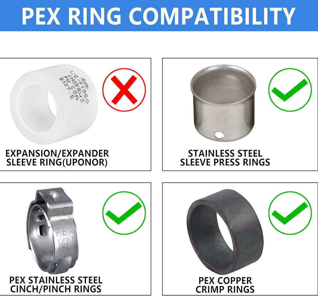 1/2" Pex Copper Stub Out Elbow with Wall Flange S6058