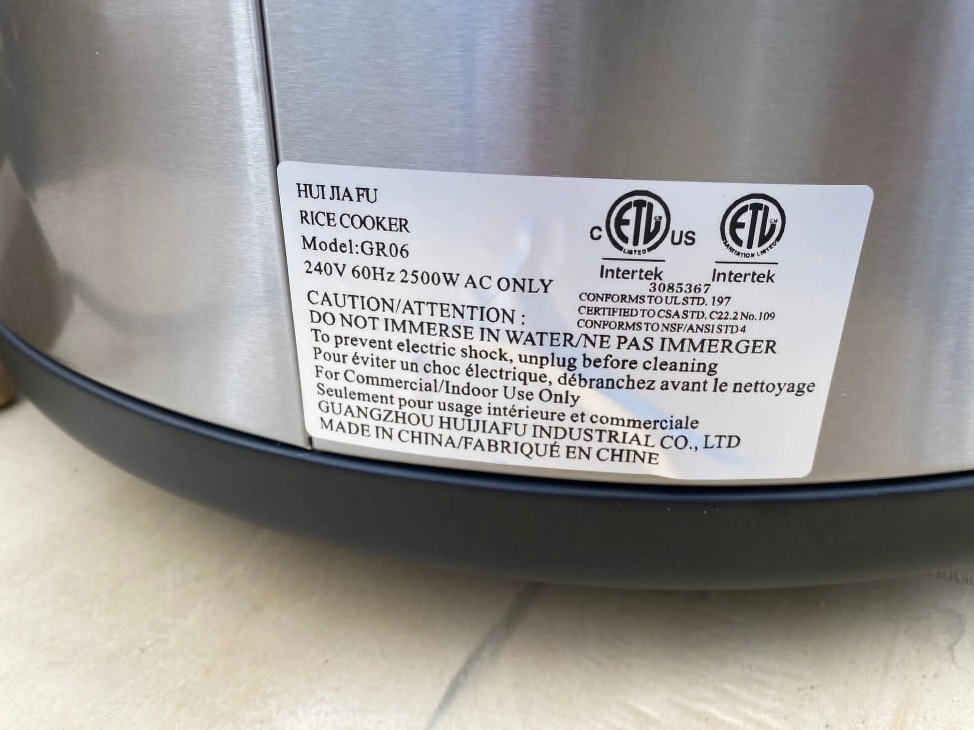 45 Cup Electronic Rice Cooker Warmer D683