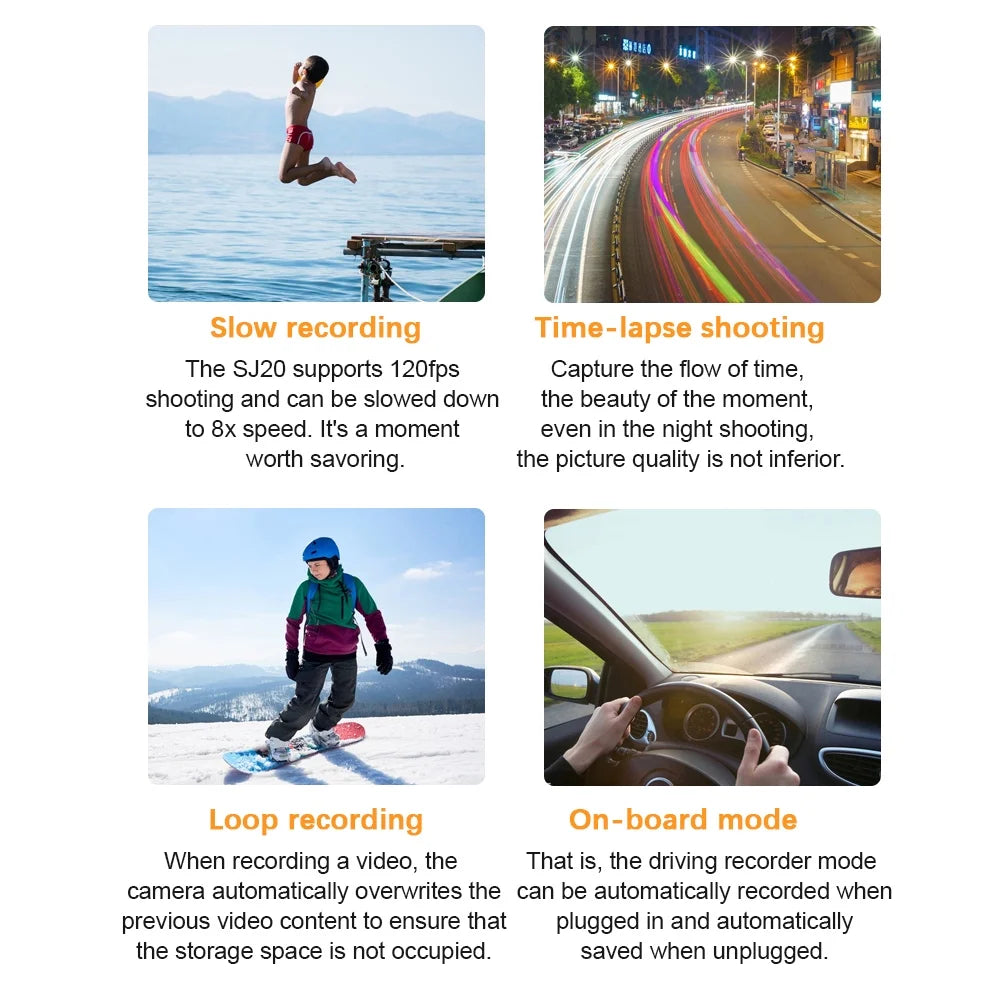 4k Waterproof Dual Screen Action Camera Q7942