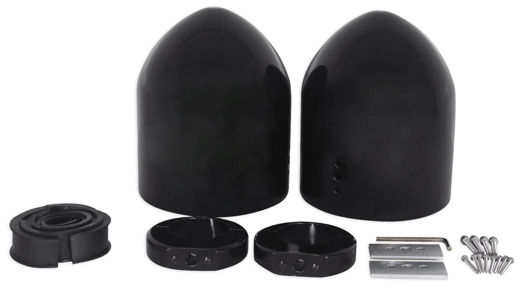 Black 6.5" Marine Boat Wakeboard Tower Speakers U852779
