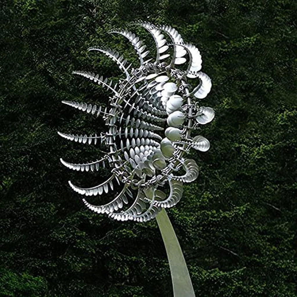 Kinetic Metal Wind Spinner for Patio Garden Decorations H71484