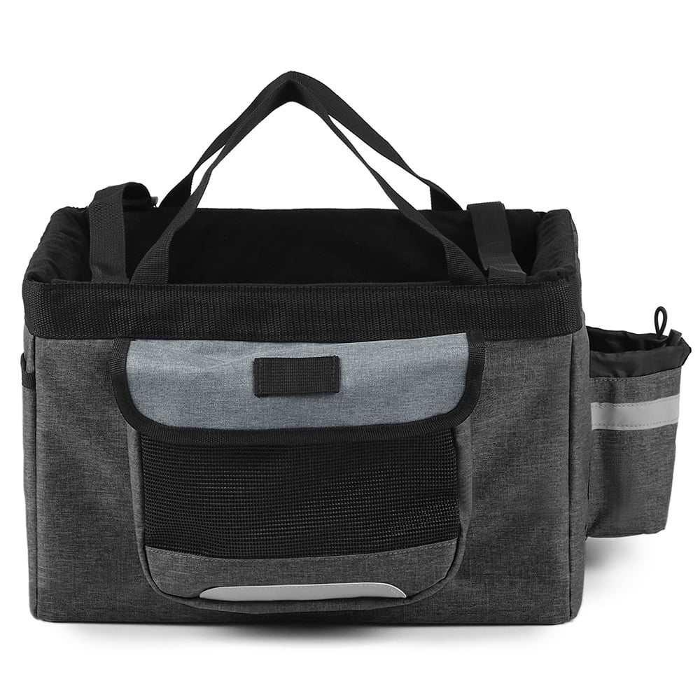 Foldable Bike Basket Dog Cat Carrier Camping Tote Bag U460412