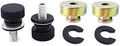 2 PCS Black Fender Rear Seat Bolts Screw and Nut Kit Z774793
