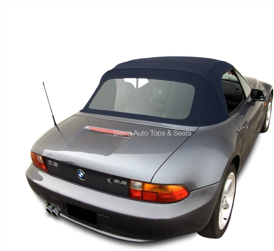 Convertible Top Replacement for BMW Z3, TwillFast II Canvas, Dark Beige, Plastic Window J247099