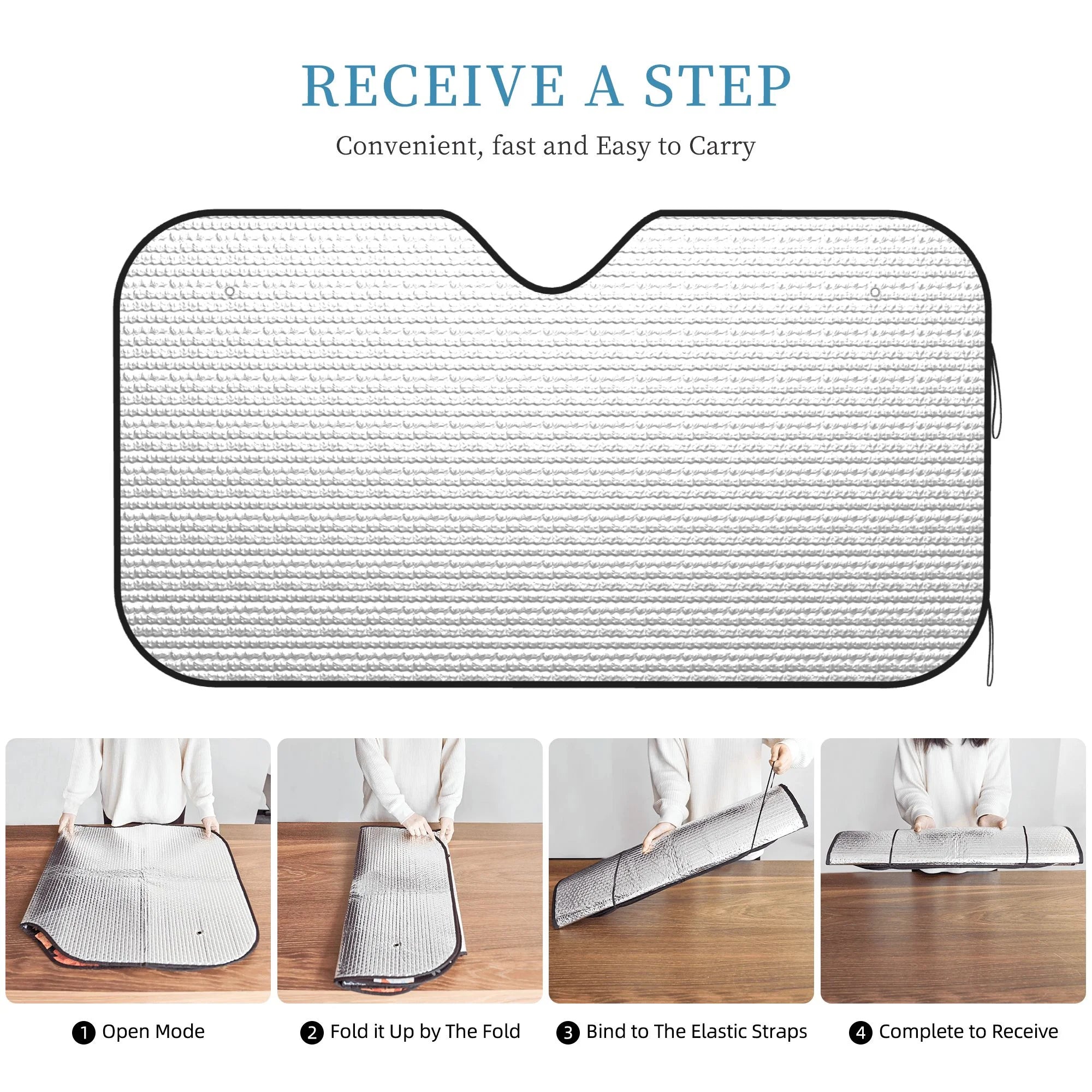 Medium Size Car Sun Shades Front Windshield Z962484