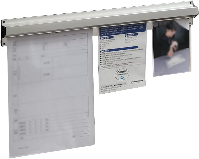 18 Inch Aluminium Slide Check Rack Ticket Holder Pack of 2 X67505