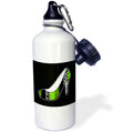 Green Cheetah and Zebra Sports Water Bottle, 21oz D999259