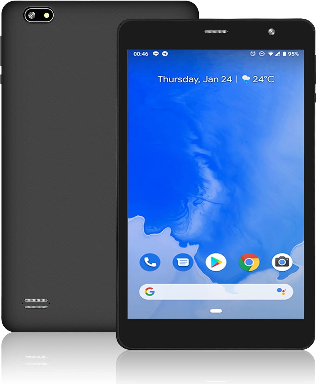 Tablet 8 inch 16GB Storage 128GB TF Expansion Android 11.0 Quad-core A7 Processor 800x1280 IPS HD Touchscreen Dual Camera WiFi Bluetooth H475682