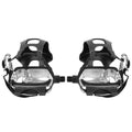 9/16'' Platform Bicycle Pedals with Toe Clip Foot Straps K456902