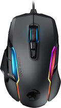 White Ergonomic Wired Gaming Mouse with RGB Lighting N904447