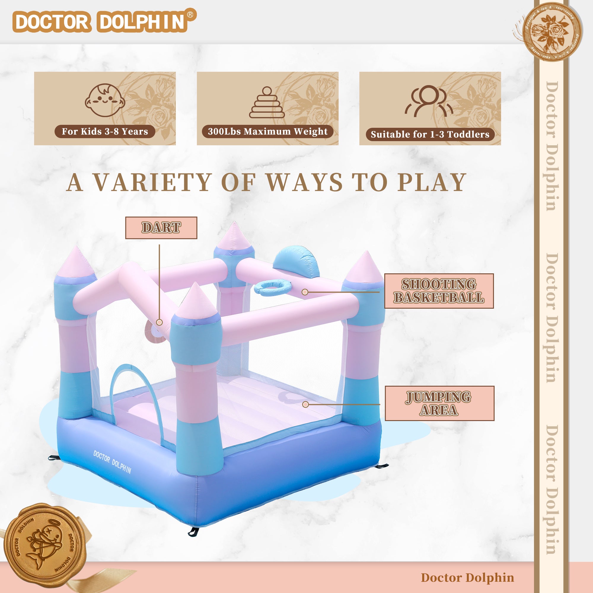 Inflatable Bounce House with Blower W902