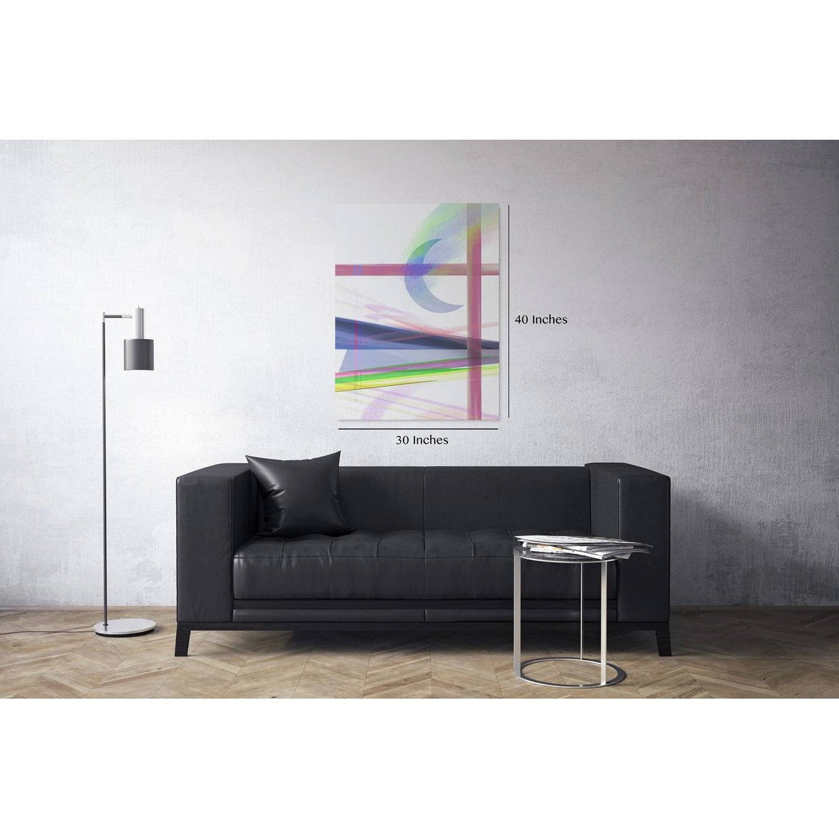 Multi-Color Stretched Canvas E454375
