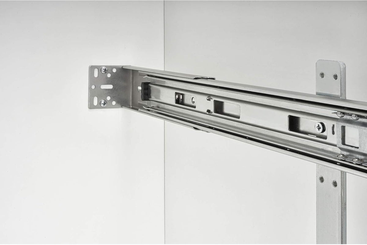 21-Inch 2-Tier Chrome Wire Pull Out Kitchen Cabinet Organizer V3578