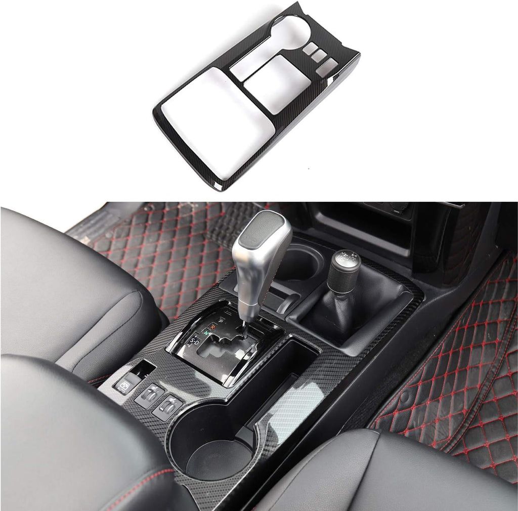 Carbon Fiber Grain Gear Shift Trim for Toyota 4runner SUV 2010-2019 S215