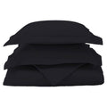 Black California King Egyptian Cotton Duvet Cover Set V3305