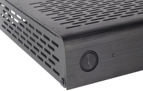 Black Aluminum Top Cover Steel Body Mini-ITX HTPC Case Pack of 2 C94474