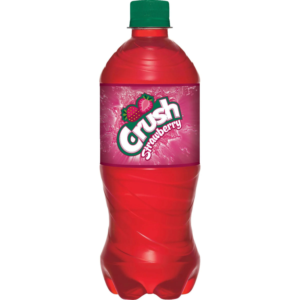 Crush Strawberry Soda 20oz Bottles, Quantity of 10 W6752