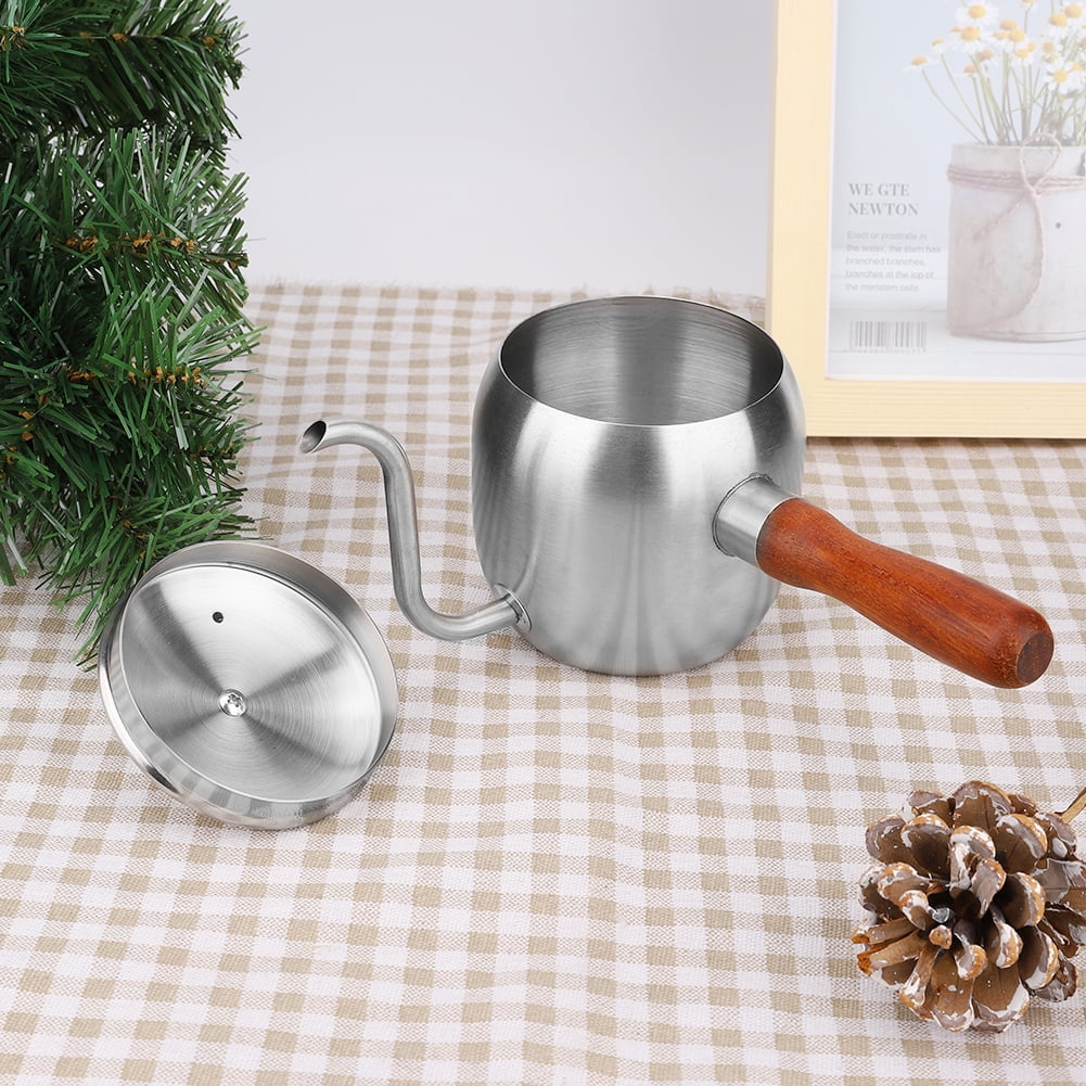 500ml Stainless Steel Coffee Drip Kettle Teapot Long Spout U78169