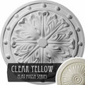 20 1/2x22OD x 1 1/2x22P Acanthus Leaf Ceiling Medallion Hand-Painted Clear Yellow T528627