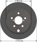 Pack of 2 Rear Brake Rotor for Subaru Crosstrek XV Forester Impreza B8061