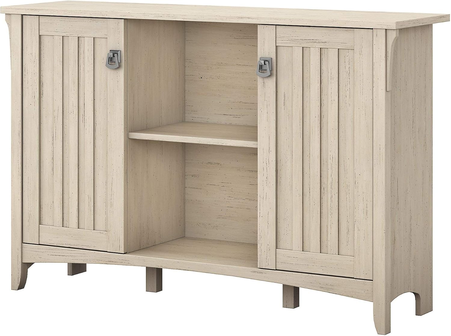Antique White Accent Storage Cabinet with Doors O59082