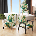 Upholstered Floral & Botanical Accent Chair and Traditional Arm Chair P80426