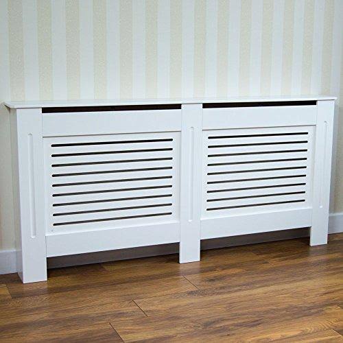 Milton Radiator Cover White Painted MDF Cabinet C36675