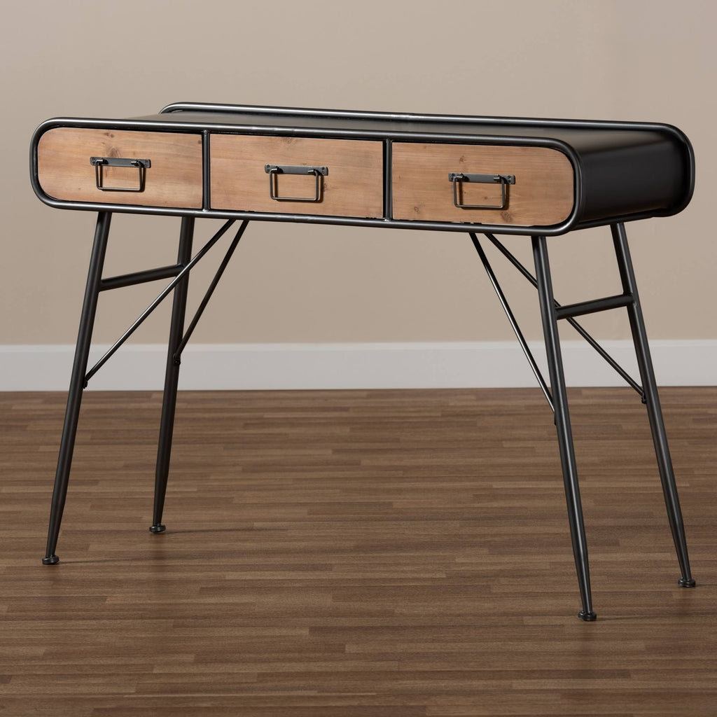 Industrial 3-Drawer Console Table T715