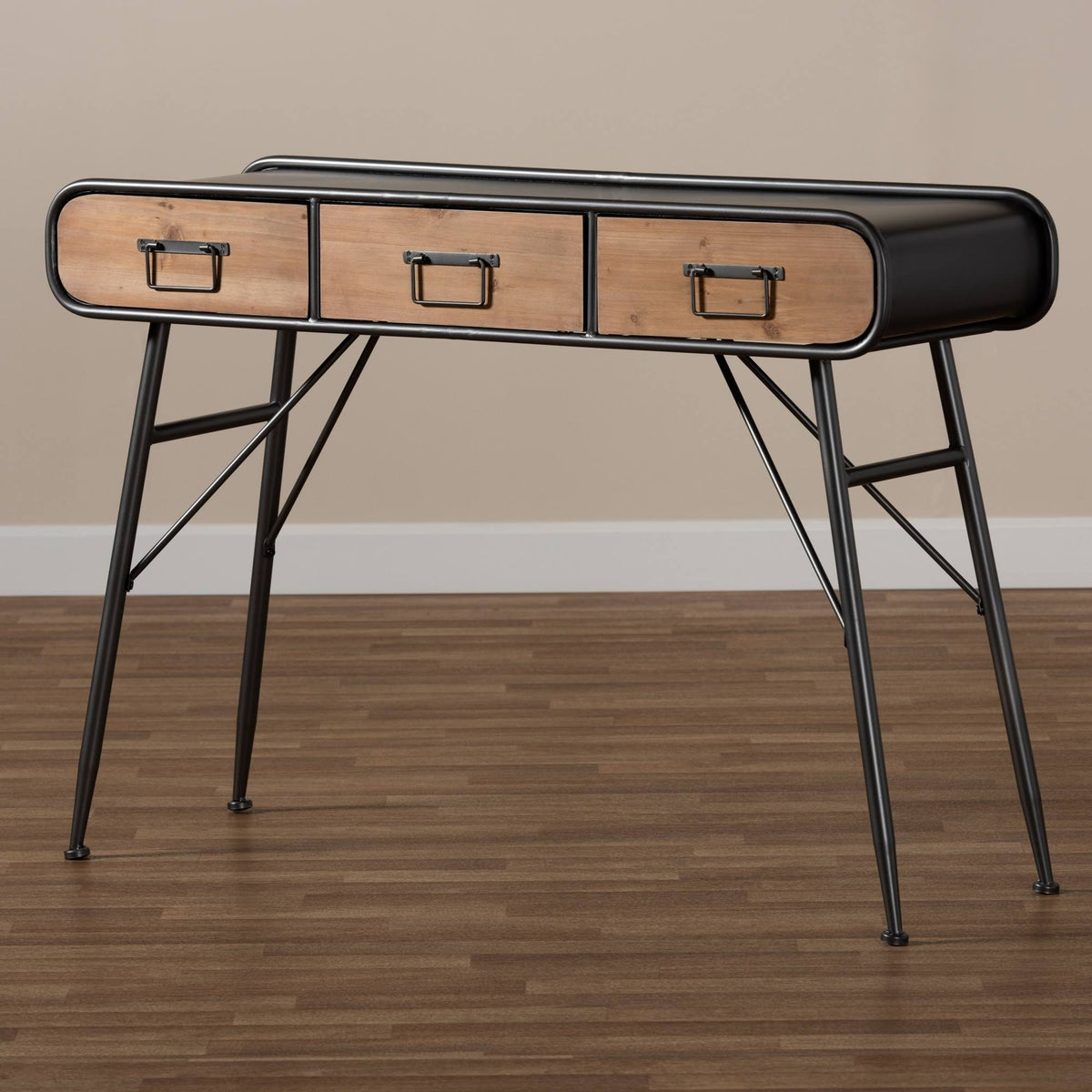 Industrial 3-Drawer Console Table T715